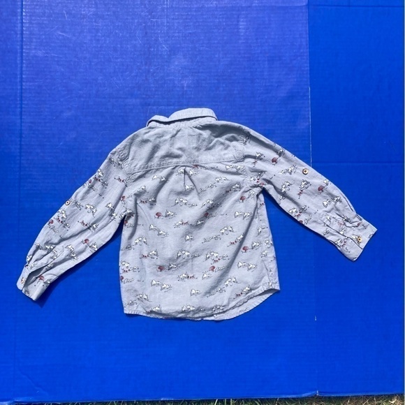 Oshkosh Genuine Kids mushroom button down shirt, size 4T - Picture 8 of 10